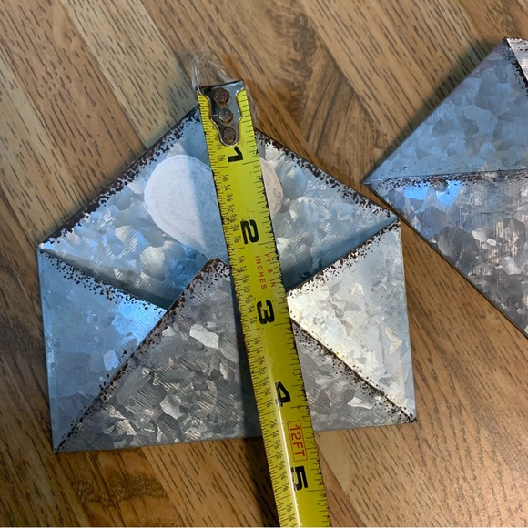 🌱 decor, 2~metal galvanized envelopes~farmhouse~BoHo~rustic🌱 - Picture 9 of 9